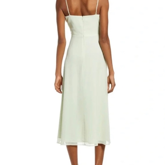 WAYF Skylar Cowl Neck Midi Dress sz M - Picture 2 of 4